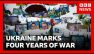 Ukraine marks four years of Russian invasion | BBC News