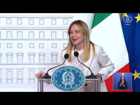 Dichiarazioni alla stampa Meloni – Christodoulidīs (traduzione simultanea e LIS)