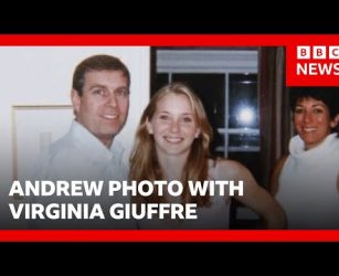 Maxwell email seemingly confirms photo of Andrew with Virginia Giuffre is real | BBC News