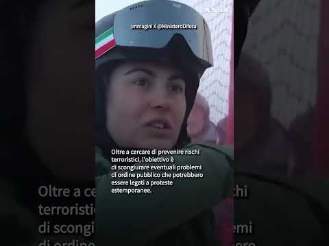 MilanoCortina:anche droni, snipers e radar per la sicurezza dei Gioch #ansa #news #milanocortina2026