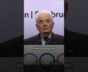 Mattarella sprona i Paesi ,"piu' veloce,alto e piu' forte, insieme"#milanocortina2026 #news