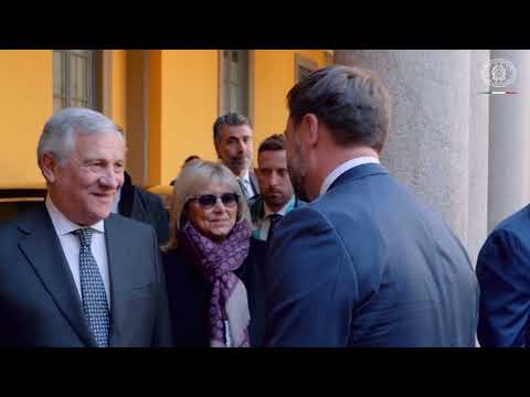 Incontro Meloni - Vance, l'arrivo alla Prefettura di Milano