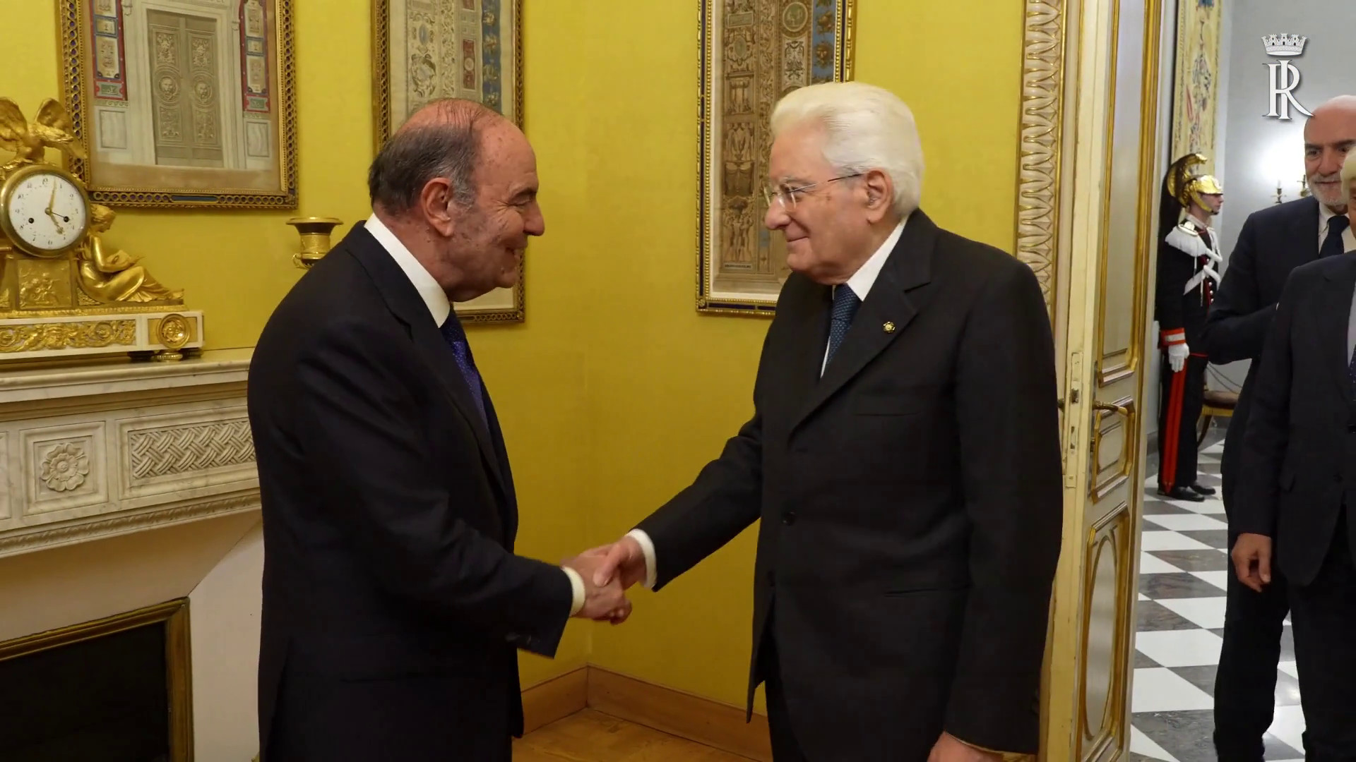 Mattarella riceve Bruno Vespa e la sua redazione per 30 anni di "Porta a Porta"