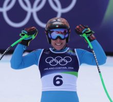 Brignone d&rsquo;oro nel super-G davanti a Mattarella, quinto trionfo azzurro