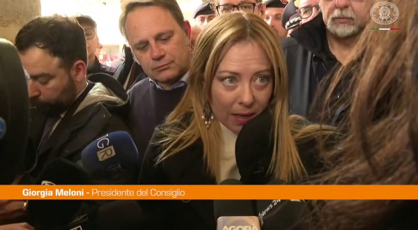 Frana Niscemi, Meloni “Non si può forzare la decisione sull’area sicura”