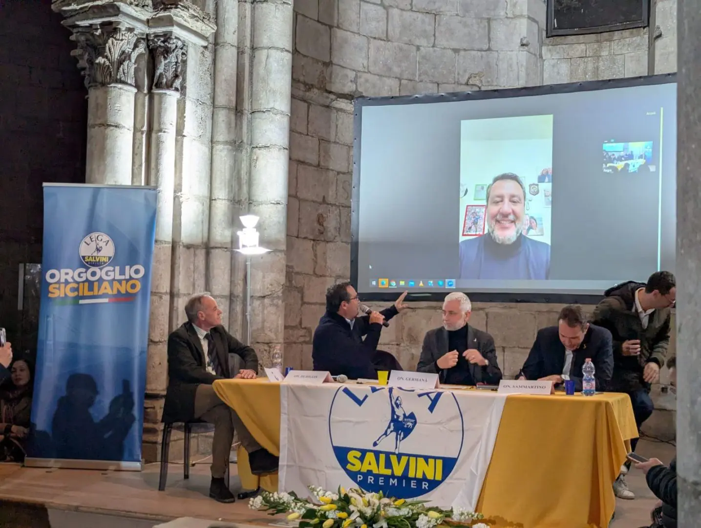 Salvini &ldquo;Dopo lo Schifani bis un candidato governatore della Lega in Sicilia. Ponte sullo Stretto? Prima pietra entro fine legislatura&rdquo;