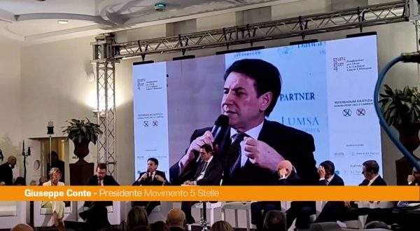 Referendum, Conte “Nordio parla di confronto con opposizioni, perché non prima?”