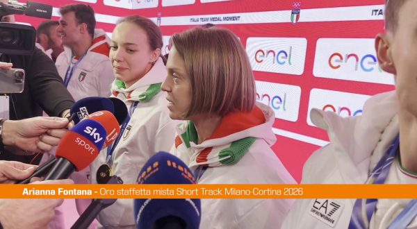 Arianna Fontana “Non ho altre parole, è stato magico”