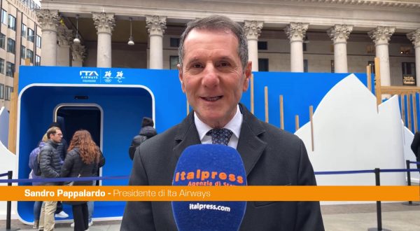 Ita Airways celebra le Olimpiadi invernali, Pappalardo “Non potevamo mancare”