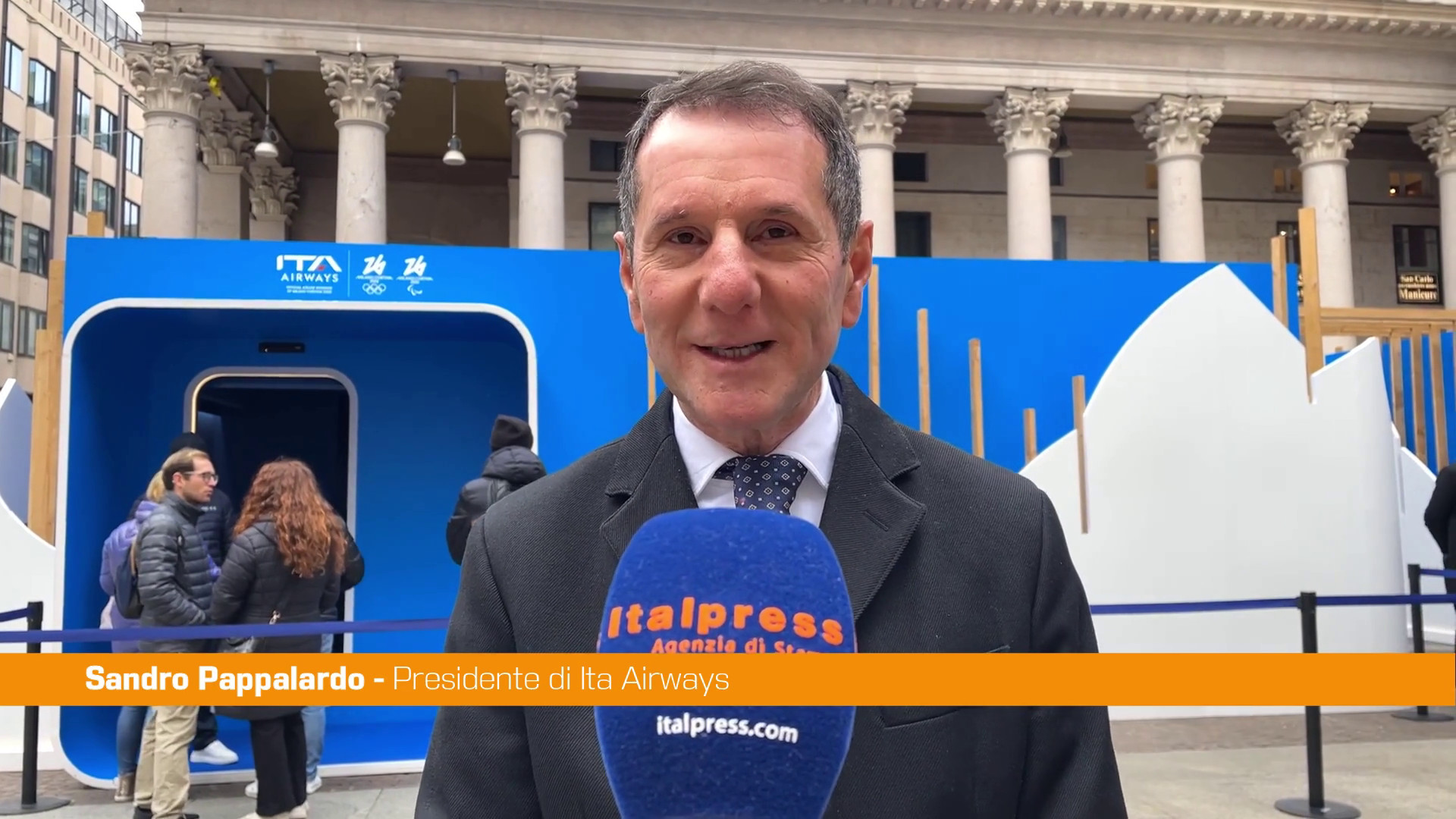 Ita Airways celebra le Olimpiadi invernali, Pappalardo "Non potevamo mancare"