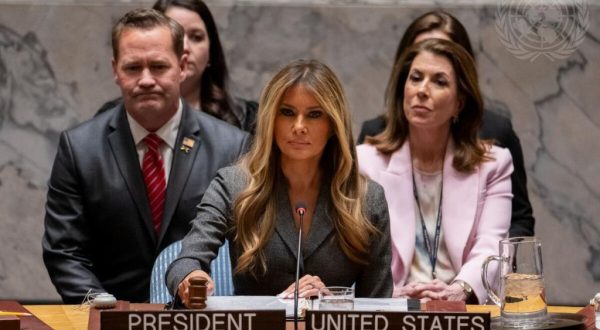 Melania Trump prima First Lady Usa a presiedere riunione Consiglio Sicurezza Onu