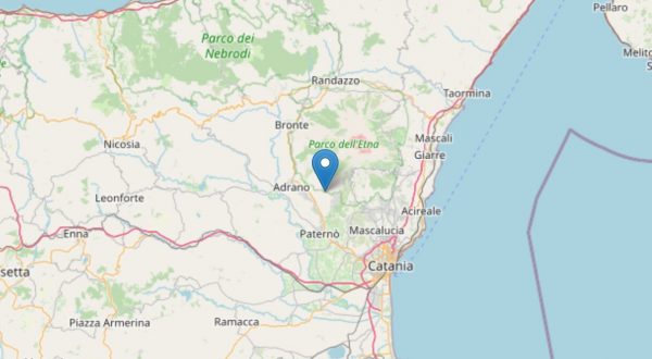 Scossa di terremoto di magnitudo 4.5 nel Catanese