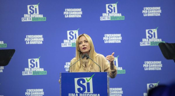 Referendum, Meloni “Con la separazione delle carriere avviciniamo Italia a Ue”