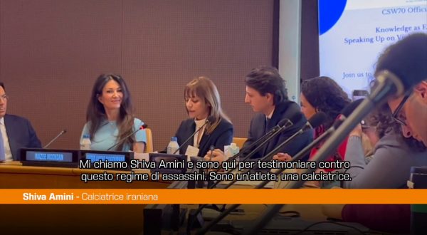 La calciatrice iraniana Shiva Amini “Fuori l’Iran da tutte le competizioni”