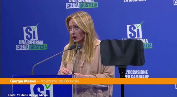 Referendum, Meloni “Occasione straordinaria, riforma giustizia serve a italiani”