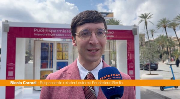 A Palermo l’installazione di Fondazione Barilla contro lo spreco alimentare