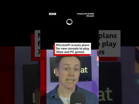 Microsoft reveals plans for new console to play Xbox and PC Games. #Xbox #BBCNews