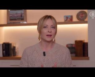 Crisi in Medio Oriente, videomessaggio del Presidente Meloni