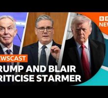 Donald Trump and Tony Blair weigh in on UK's Iran response | BBC Newscast