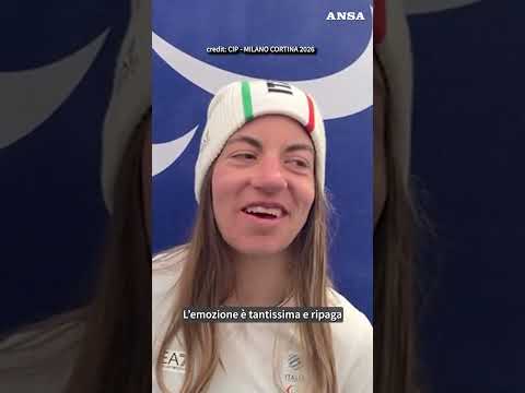 “Non ci credo ancora”, Chiara Mazzel vola in Super-G e conquista l’oro alle Paralimpiadi #ansa #news