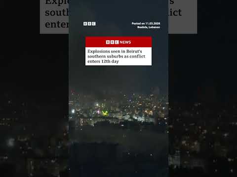 Explosions in Beirut as Israel war with Hezbollah enters 12th day. #BBCNews