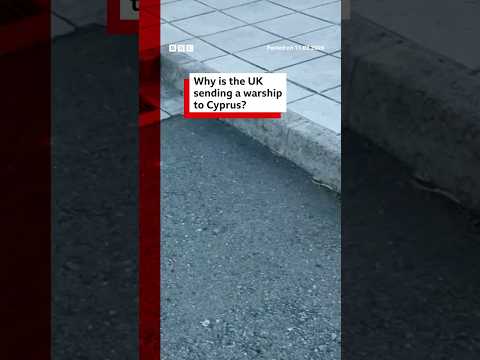 Why is the UK sending a warship to Cyprus? #HMSDragon #UK #Cyprus #BBCNews