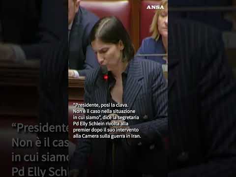 Schlein a Meloni: “Posi la clava”. Conte: “Non servono sfilate a Palazzo Chigi” #ansa #news