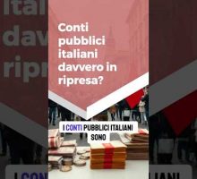 Conti pubblici italiani davvero in ripresa?