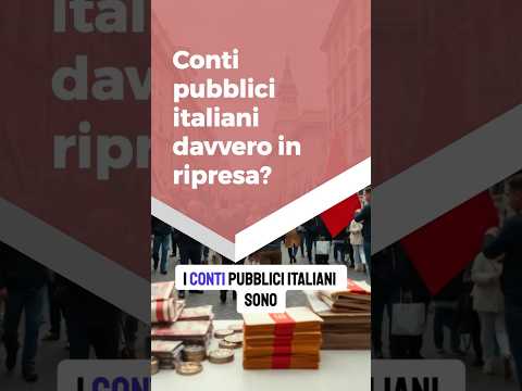 Conti pubblici italiani davvero in ripresa?