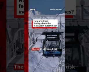 How are skiers feeling about the increase in avalanches? #BBCNews