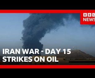 US targets Kharg Island and Iran threatens US-linked oil facilities | BBC News