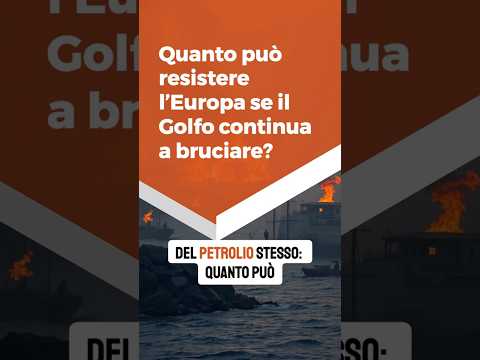 Quanto pu&ograve; resistere l&rsquo;Europa se il Golfo continua a bruciare?