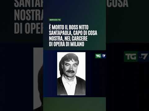 È morto il boss Nitto Santapaola, capo di Cosa Nostra, nel carcere di Opera di Milano