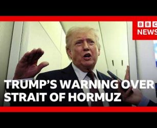 Trump warns Nato over securing the Strait of Hormuz | BBC News