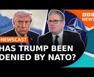 President Trump wants Nato to intervene in Iran, but it say it's "already stepped up" | BBC Newscast