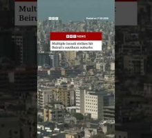 Israel launched more airstrikes on southern suburbs of Beirut. #Beirut #BBCNews