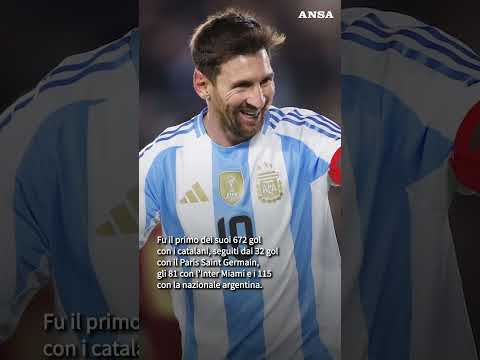 Messi a quota 900, e’ il secondo nella storia per gol in carriera dopo Ronaldo #ansa #news