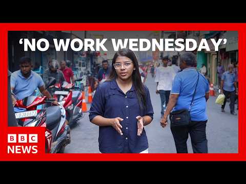 Sri Lanka declared Wednesdays a day off - what&rsquo;s it like? | BBC News