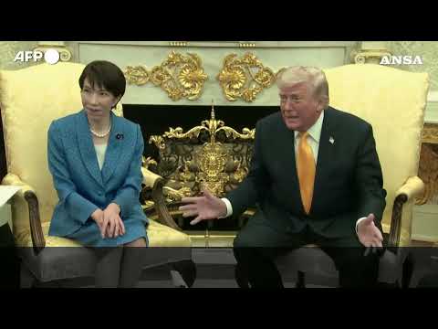 Trump gela Takaichi: “Perche’ non ci avete detto di Pearl Harbor?” #ansa #news