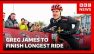LIVE: Radio 1's Greg James to finish longest ride | BBC News