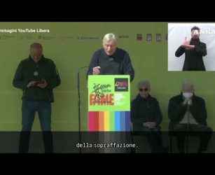 Don Ciotti: "Quante donne hanno pagato con la vita il coraggio di dire no" #ansa #news