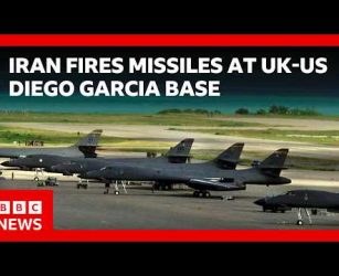 Iran fires missiles at UK-US Diego Garcia base, it is understood | BBC News