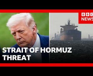 Trump says US will &lsquo;obliterate&rsquo; Iran&rsquo;s power plants if Strait of Hormuz not open | BBC News