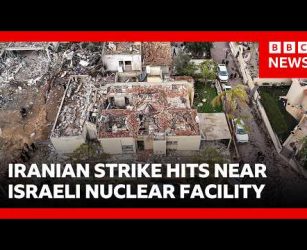Iran strikes Israeli towns near nuclear site | BBC News