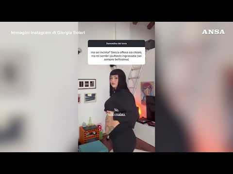 Giorgia Soleri su Instagram: ‘Non sono incinta, è pancia da endometriosi’ #ansa #news