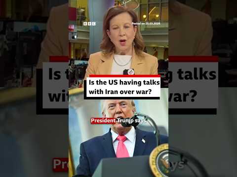 Is the US having talks with Iran over the war? #US #Iran #BBCNews