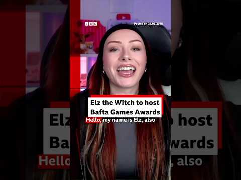 Elz the Witch to present Bafta Games Awards 2026. #Baftas #BaftaGameAwards #BBCNews
