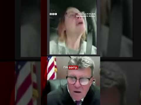 Woman called out for driving during virtual court appearance. #Michigan #BBCNews