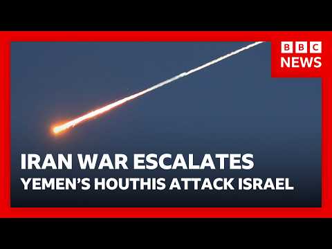 Iran War escalates as Yemen’s Houthis attack Israel and threaten Red Sea | BBC News