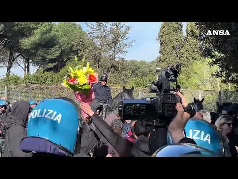 A Roma anarchici commemorano Ardizzone e Mercogliano, manifestanti identificati #ansa #news
